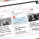 Browsing articles on iPad.